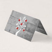 Faltkarte des Roten Herzens (Rückseite)