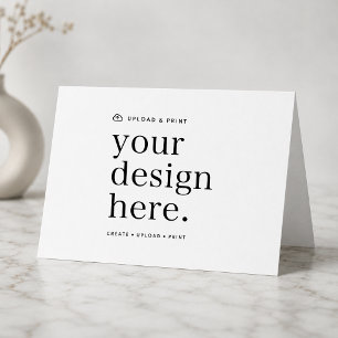 Faltkarte Design-Upload 5x7 DIY Landschaftskarte Dankeskarte