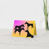 Faltkarte : Doberman (Vorderseite)