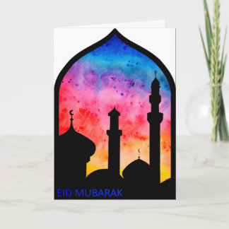 Faltkarte 'Eid Mubarak' Karte