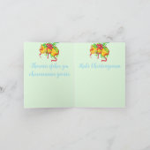 Faltkarte Feiertagskarte (Innenseite)