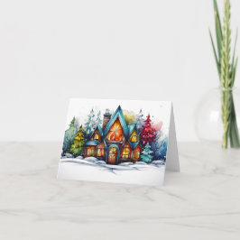 Faltkarte Feiertagskarte