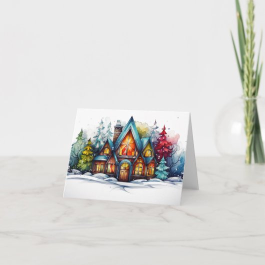 Faltkarte Feiertagskarte (Vorderseite)