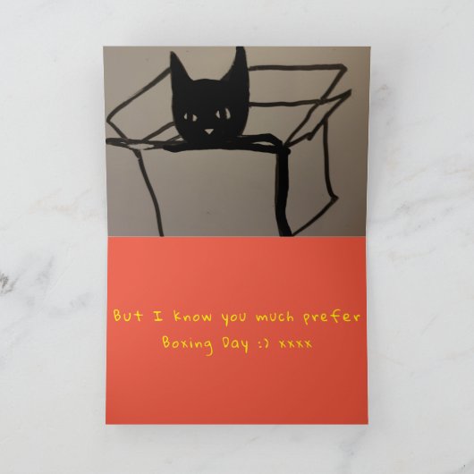 Faltkarte Feiertagskarte (Innenseite)