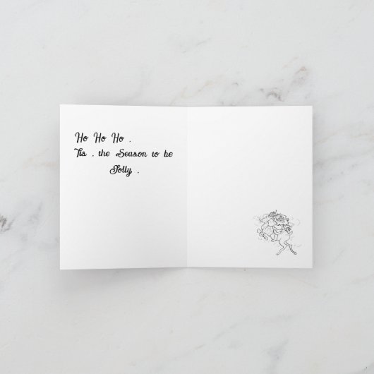 Faltkarte Feiertagskarte (Innenseite)