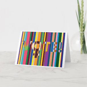 Faltkarte - "Frauen entscheiden" (Abstimmung!) Dankeskarte