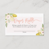 Faltkarte für die Blumenmuster-Verpackung von Lemo Begleitkarte (Vorderseite)