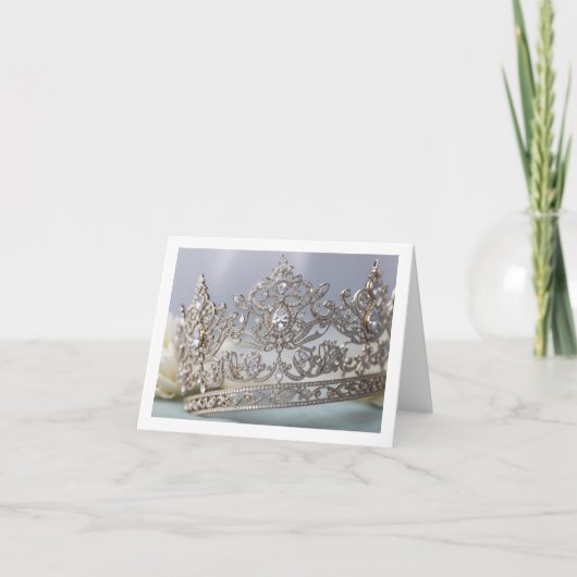 Faltkarte für die Seitenkrone Dankeskarte (Vorderseite)