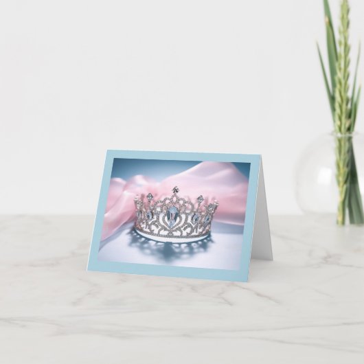 Faltkarte für die Seitenkrone Dankeskarte (Vorderseite)