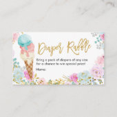 Faltkarte für Windeln Begleitkarte (Vorderseite)