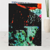 Faltkarte Gerecycelt Plastik-Foto-Druck Karte (Rückseite)