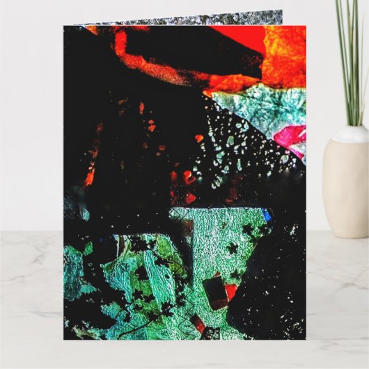 Faltkarte Gerecycelt Plastik-Foto-Druck Karte (Vorderseite)