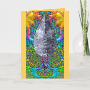 Faltkarte - Gilded Leaf Design Karte