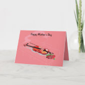 Faltkarte : Glücklicher Muttertag Karte (Vorderseite)