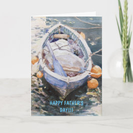 Faltkarte "Glücklicher Tag der Väter" Ankündigung