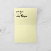 Faltkarte : Glückliches Erntedankfest (Innenseite)