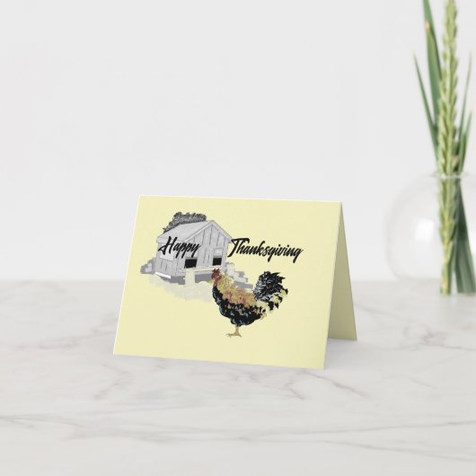 Faltkarte : Glückliches Erntedankfest (Vorderseite)