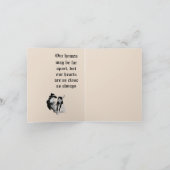 Faltkarte : Glückliches Erntedankfest Feiertagskarte (Innenseite)