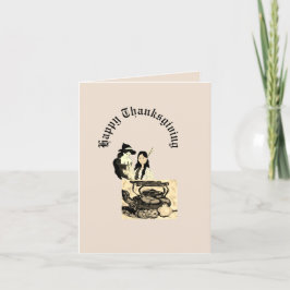 Faltkarte : Glückliches Erntedankfest Feiertagskarte