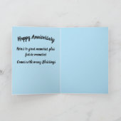 Faltkarte : Grußkartenauszug des Jubiläums Karte (Innenseite)