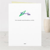 Faltkarte : Hochzeitsfeier 49. Karte (Rückseite)