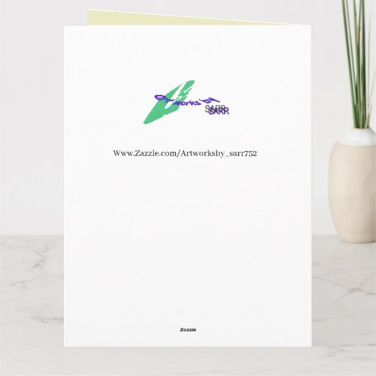 Faltkarte : Hochzeitsfeier 49. Karte (Rückseite)