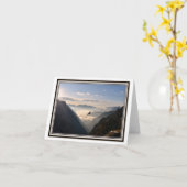 Faltkarte - Italienische Alpen Sonnenaufgang Karte (Gelbe Blume)