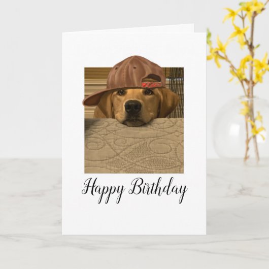 Faltkarte Karte (Gelbe Blume)