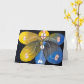 Faltkarte Karte (Gelbe Blume)