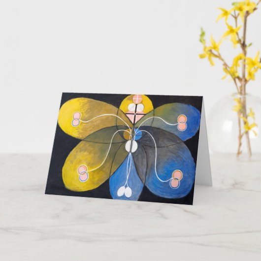 Faltkarte Karte (Gelbe Blume)