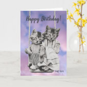 Faltkarte Karte (Gelbe Blume)