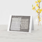 Faltkarte Karte (Gelbe Blume)