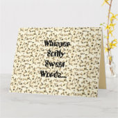 Faltkarte Karte (Gelbe Blume)