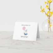 Faltkarte Karte (Gelbe Blume)