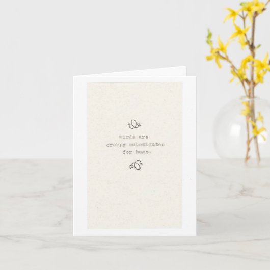 Faltkarte Karte (Gelbe Blume)