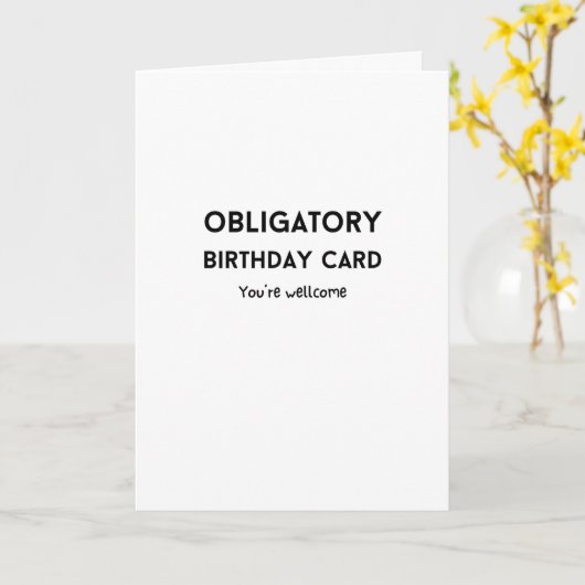 Faltkarte Karte (Gelbe Blume)