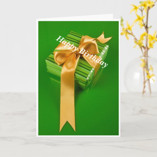 Faltkarte Karte (Gelbe Blume)