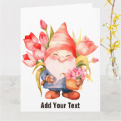 Faltkarte Karte (Gelbe Blume)