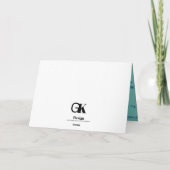 Faltkarte Karte (Rückseite)