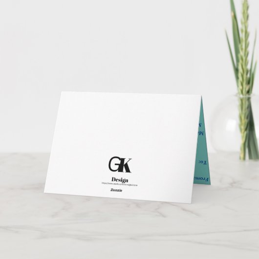 Faltkarte Karte (Rückseite)