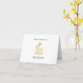 Faltkarte Karte (Gelbe Blume)