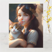 Faltkarte Karte (Gelbe Blume)