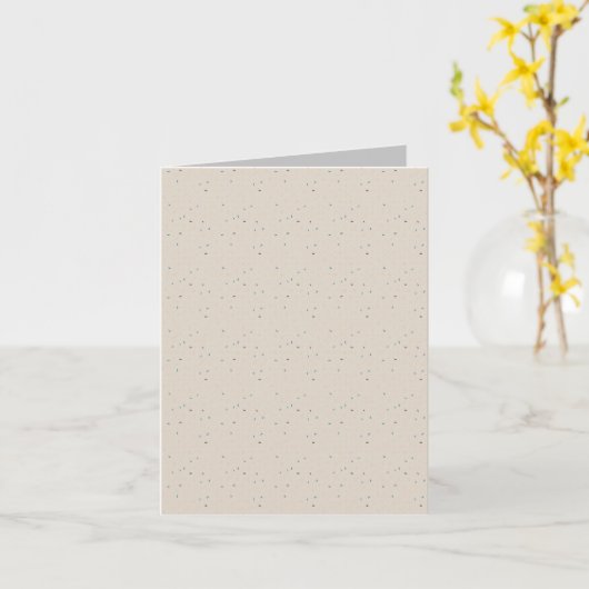 Faltkarte Karte (Gelbe Blume)