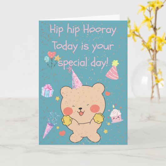 Faltkarte Karte (Gelbe Blume)