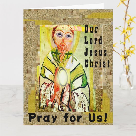 Faltkarte Karte (Gelbe Blume)