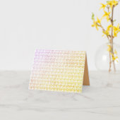 Faltkarte Karte (Gelbe Blume)