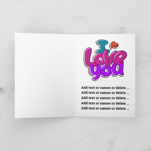 Faltkarte Karte (Innenseite)