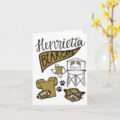 Faltkarte Karte (Gelbe Blume)