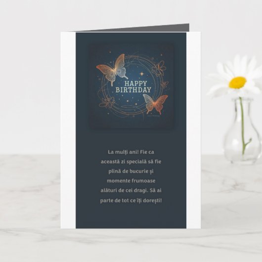 Faltkarte Karte (Kleine Pflanze)