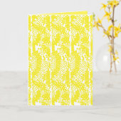 Faltkarte Karte (Gelbe Blume)